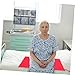 COOLHIYA Transfer Reposition Sheet Smooth Sliding Fabric Lifting Sheet for Home Care Aid for Disabled Patients