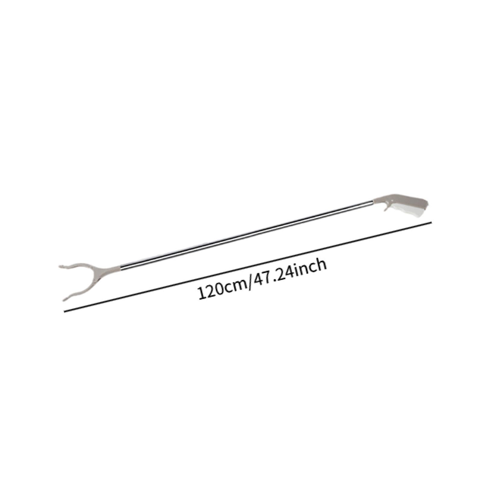 Pince à Déchets Ramasseur D'Ordures Poignée Ergonomique Outil D'Assistance Pince Robuste Adaptée à Ménage Collecte de Déchets Camping Bureau, 120cm