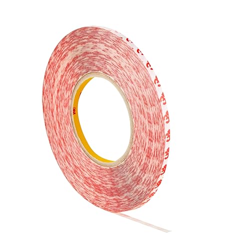 Dpm tapes - Cinta adhesiva de doble cara GPT PET: fuerte adherencia, se adhiere a superficies difíciles. Grosor 0,21 mm, resistente hasta 150 °C, resistencia UV ex 9088- (6 mm x 50 m)