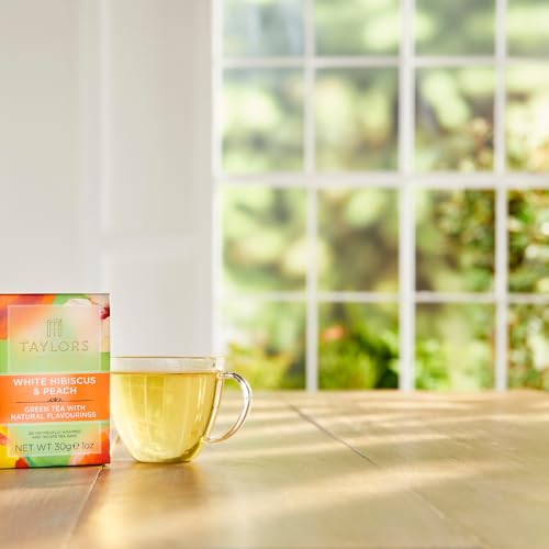 Image of Taylors of Harrogate White Hibiscus & Peach Tea Bags, 20ct (Pack of 1)
