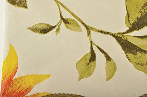 Artisan Flair Af5472-001 Sunflower Indoor Outdoor Vinyl Tablecloth Oblong(Rectangle)-54" X 72" #TOP3