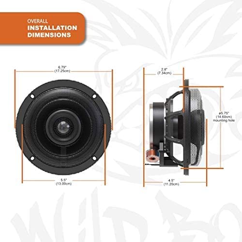 Wild Boar Audio WBA FLHT-BT con amplificador 150 W y parlantes 6.5" (2 unidades) miniatura 6