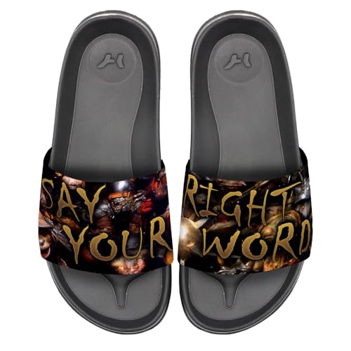 Popfunk Labyrinth Say Your Right Words Unisex Adult Slides Sandals Officially Licensed Hypd Slydr Switch™