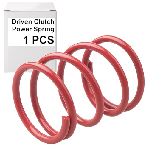 Honkador High Torque Driven Clutch Power Spring - Compatible with Club Car DS & Precedent Gas Golf Carts (1986-Up), Enhanced Acceleration & Hill Climbing, Red 1 Pack