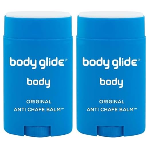 Body Glide Original Anti-Chafe Balm, 1.5oz, 2-pack , Blue