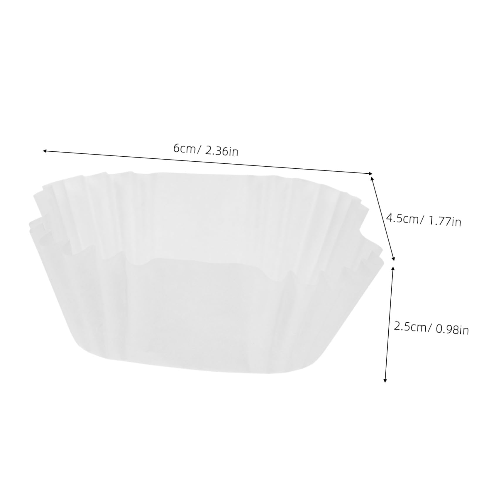 Homoyoyo Moldes Cuadrados para Hornear 3000 Piezas Papel Resistente Grasa Uso Diario y Eventos Obsequios