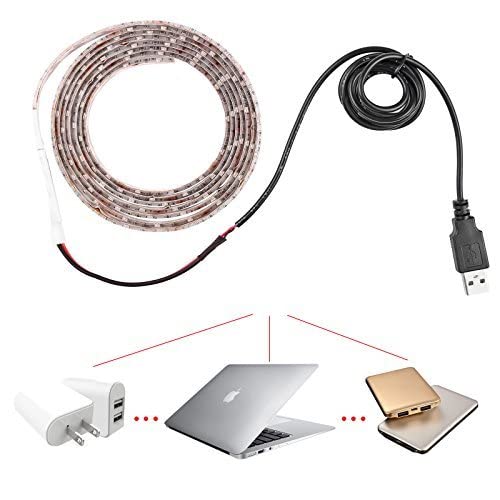 Onever Flexible Led Strip Lights Waterproof, Usb Strip Light Work Fill Light Short Strip Light Stick On Tv Computer Desktop Laptop Background Sewing Machine Vivarium Reptile Starter Habitat #TOP7