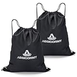 Aegicormy Drawstring Backpack Water Resistant Bulk Drawstring Bag Black String Backpack Cinch Sack Sport Gym Backpack Bags for Yoga Traveling Outdoor Sports for Men Women