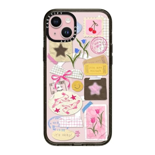 Coque iPhone 15 Plus CASETiFY Impact Magsafe Noir transparent