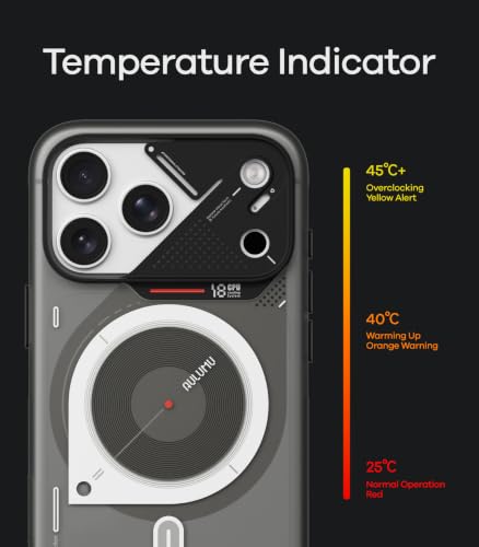 Image of Aulumu A18 Frosted for iPhone 18 Pro Case | Transparent Gray