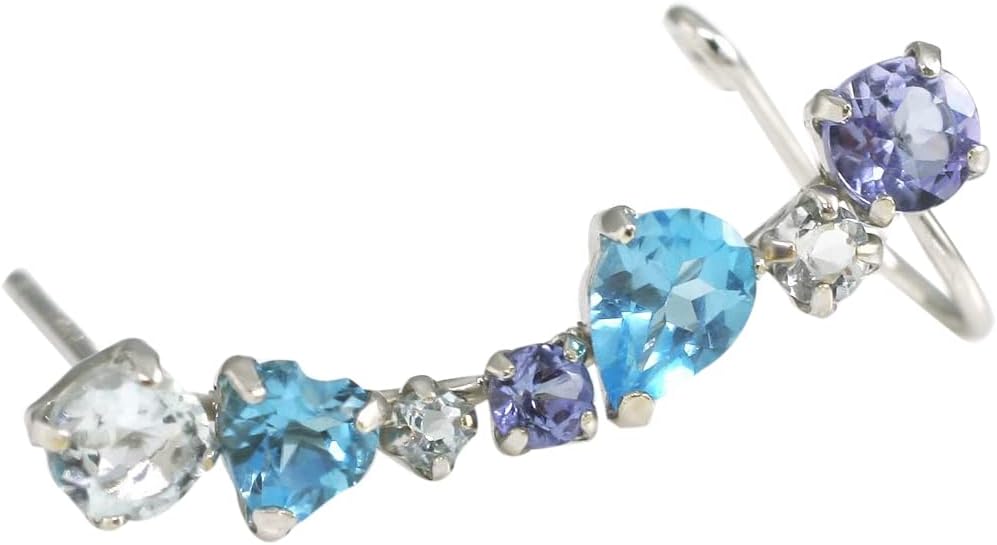 高級 ヘビスネークローズゴールドダイヤクリップピアスセル