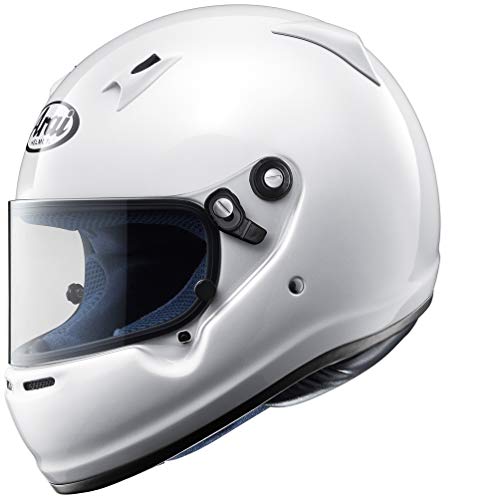 Arai CK 6 (CMR Approved) Motorcycle Motorbike Racing Full Face Crash Helmet (White   M)