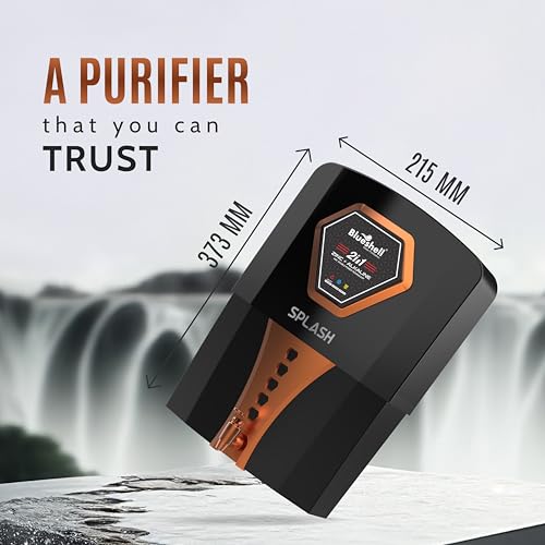 Image of Blueshell RO Water Purifier for Home|Splash Copper | RO+UV+TDS | 9 Ltrs | Suitable For Borewell, Tank Water