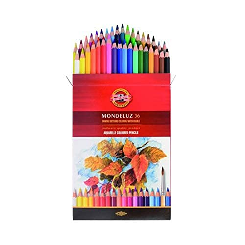 KOH-I-NOOR Mondeluz Fruit Aquarell Coloured Pencils (Set of 36)