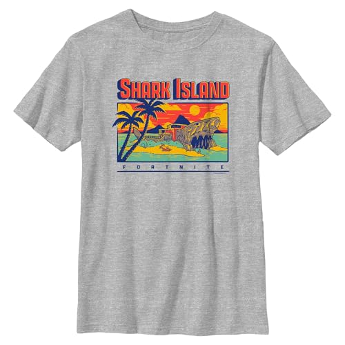 Boy's Fortnite Shark Island T-Shirt