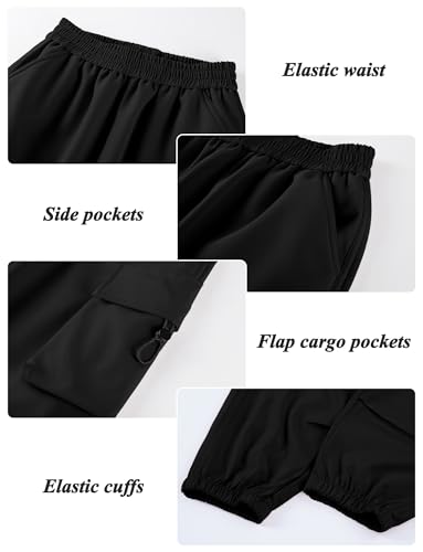 Happy Cherry Cargo Pants Kids Streetwear Pants Athletic Pants Elastic3