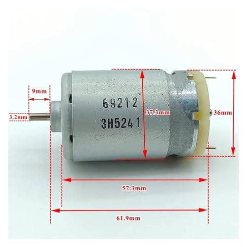 Motor de arranque electrónico MOICEYHF 6V-12V 30000RPM miniatura 2