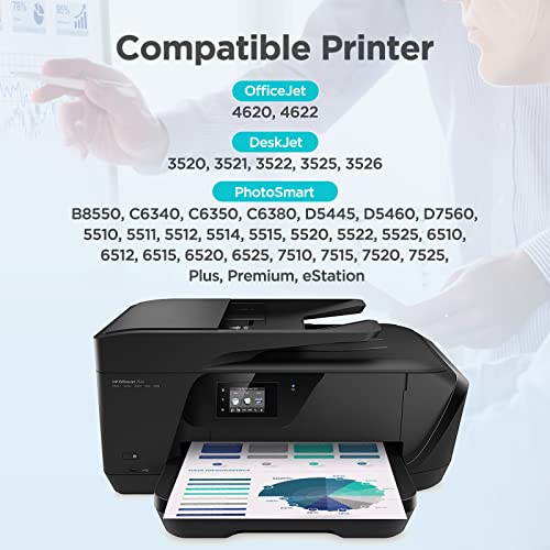 Yocare 564Xl High-Yield Ink Cartridges (5-Pack), Replacement For Hp 564 Combo Pack, Compatible Photosmart 5520 6520 7510 7520 Deskjet 3520 Premium C309A C410A Printer (2Bk/C/M/Y) #TOP1