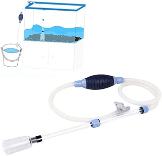 WOONEKY Vácuo Aspirador De Filtro De Água Mini Aspirador De Aquário Trocador De Água Vaccumm Aspiradores De Filtro De Água Limpador De Areia Limpador De Tanque De Peixes Aspirador De Pó