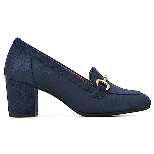 Image of WHITE MOUNTAIN Women's Shoes Freehold Block Heel Loafer