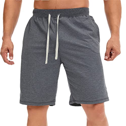 Short de sport décontracté homme taille haute gris foncé XL