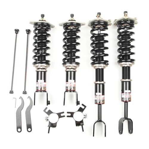 AdlerSpeed 18 Way Adjust Damper Coilovers Suspension Kit Compatible with Infiniti G35 Coupe/Sedan RWD, Nissan G35 Coupe/350Z