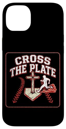 Cross The Plate �N���X�`���� �싅 �M�� �C�G�X �X�}�z�P�[�X iPhone 14 Plus �p