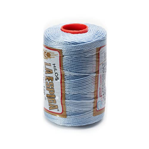 Image of Espiga No.18-100% Nylon Omega String Cord for Knitting and Crochet - 22 Light Blue