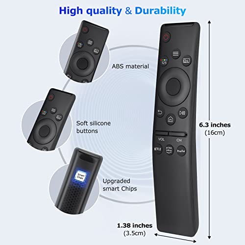 Universal Replacement For Samsung-Smart-Tv-Remote, New Upgrade Infrared For Samsung Remote Control, With Netflix,Prime Video,Hulu Buttons #TOP2