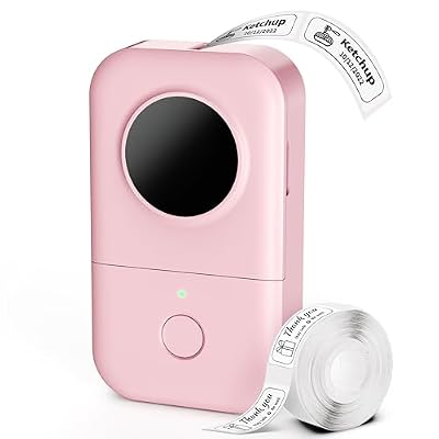 Phomemo Label Maker, D30 Label Maker Machine with Tape, Mini Bluetooth Label Makers, Small Portable Thermal Label Printer, Sticker Maker for Home Kitchen School Classroom Teacher Office Supplies