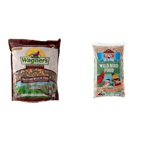 Wagner's 62046 8-Pound Backyard Wildlife Food and 53002 10-Pound Farmer's