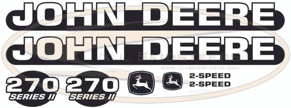 Generic Decal Sticker Kit for John Deere 270 Series II Skid Steers | KV25331