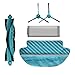 CareMont Aspirateur Remplacement Filtre HEPA Rouleau Principal Brosse LatéRale Vadrouille Chiffon pour Cecotec Conga 3490 Accessoires PièCes DéTachéEs