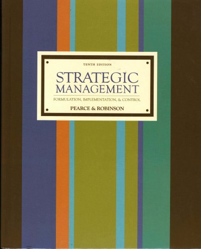 Strategic Management: Formulation, Implementati... 0073267864 Book Cover