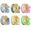 Blue Purple, Blue White Orange, Misty Gray White, Creamy Pink White,Yellow Green, Glitter Rainbow