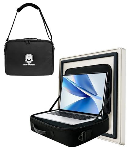 Magnetic Portable Laptop Stand & Toolbox, Portable Laptop Workstation With
