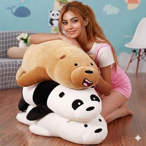 Image of Premium Soft Plush Pillow Adorable Cuddly Stuffed Animal Figure Home Decor Gift