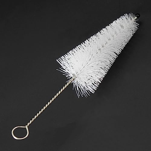 Ankexin Trumpet Cleaning Brush - Musical Instrument Cleaning Tool - Mouthpiece Brush - Valves Brush - Gentle Bristles - White - Metal + Bristle - 1 Count - Thumbnail 6