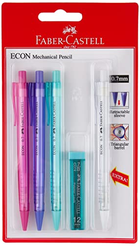 Faber-Castell Econ Mechanical Pencil 0.7mm 3+1 Multicolor 134394