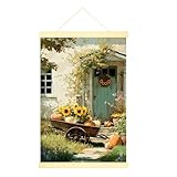 Multifonction : cette décoration murale est parfaite pour la décoration saisonnière, y compris les fêtes d'automne et le style de la maison, ce qui en fait un choix polyvalent pour votre maison.