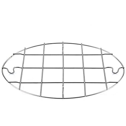 TamBee Cooling Rack Stainless Steel Baking Thick Wire Rack Cooling Grilling Rack Cookware 1PC (25 x 17 x 2cm) Cover