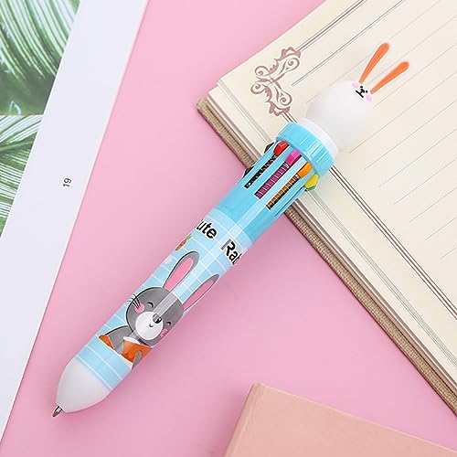 Stylo lapin dix couleurs lot de 12 pièces idéal comme cadeau de rentrée