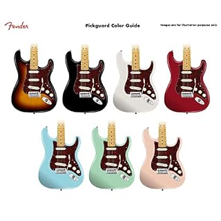 Fender Pré-Filaire Pickguard Strat Texas Spécial - S/S/S/S - Parchemin Blanc, 0992342509 Rouge – Image 4