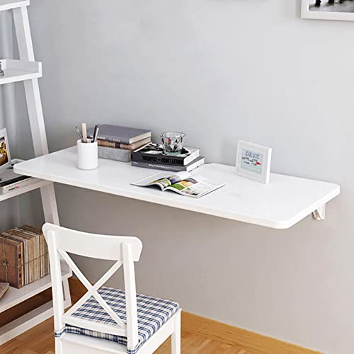 ZARBAILRE Mesa De Trabajo Plegable, Escritorio Abatible Plegable para Montaje En Pared, Mesa Escritorio Plegable para Escritorio De Estudio Escritorio De Computadora Restaurante (A 40×30×1.6cm)