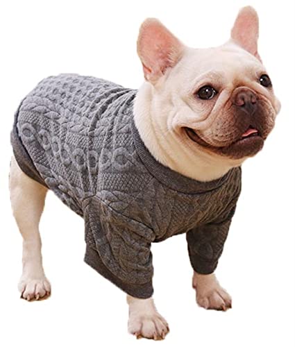 Abrigo de forro polar para perros con patas, overol grueso para bulldogs y perros pequeños y medianos