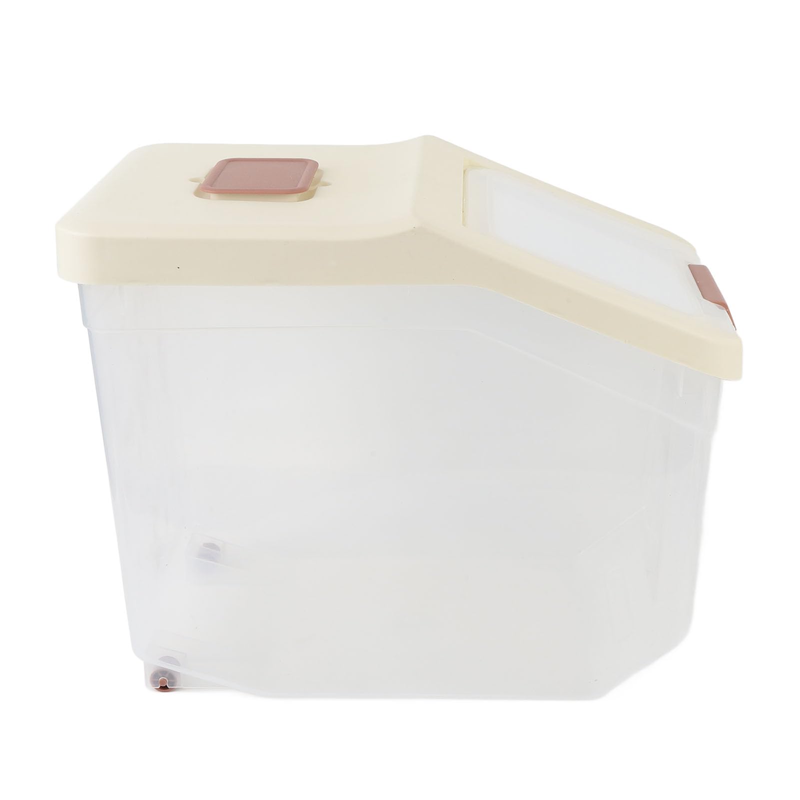 Hidyliu Reis-Aufbewahrungsbehälter, Luftdichte Mehl-Aufbewahrungsbox für die Organisation der Küche, Speisekammer, Langlebig, Klare Sicht, Tierfutterbehälter, PP-Material (25kg)