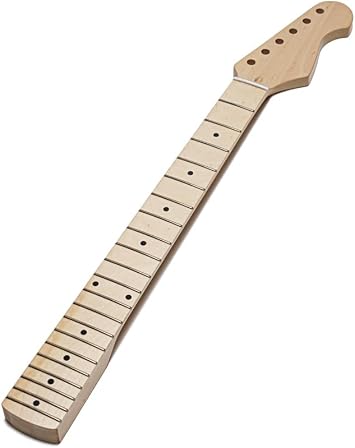 Solo ST Style Double Neck DIY Guitar Kit, Paulownia Body, DSTK-1