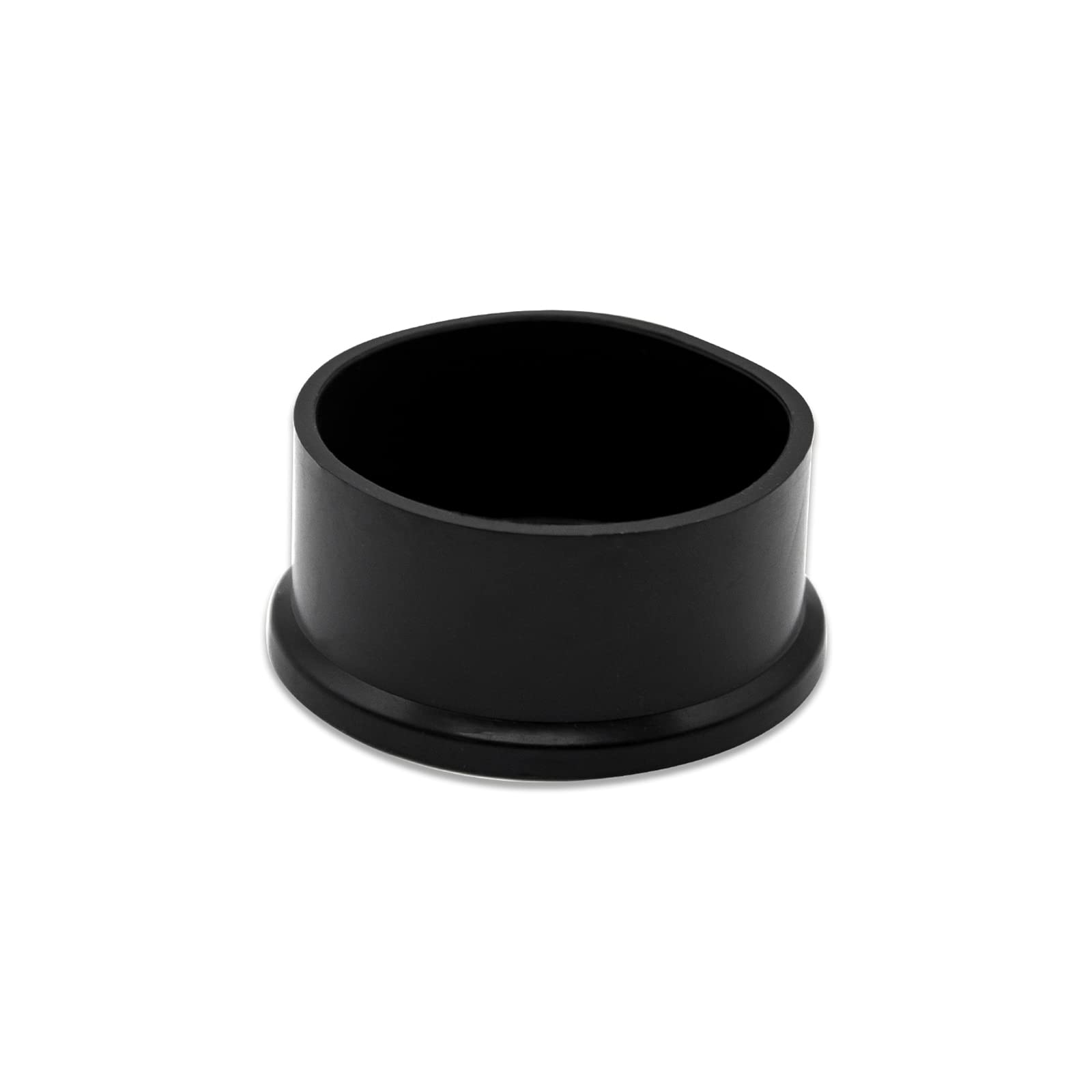Flyshop Stuhlbein Bodenschoner aus PVC, 63 mm (6,3 cm), verhindert Kratzer auf dem Boden und reduziert Lärm, rund, schwarz, 16 Stück