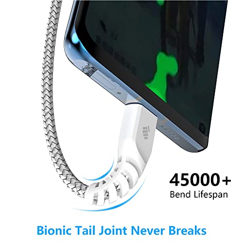 TECHGEAR [3 Pezzi Cavi Intrecciati Resistenti