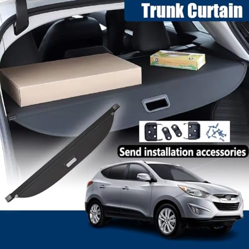 Coche cubierta retráctil para maletero con sistema enrollable para Hyundai ix35 5